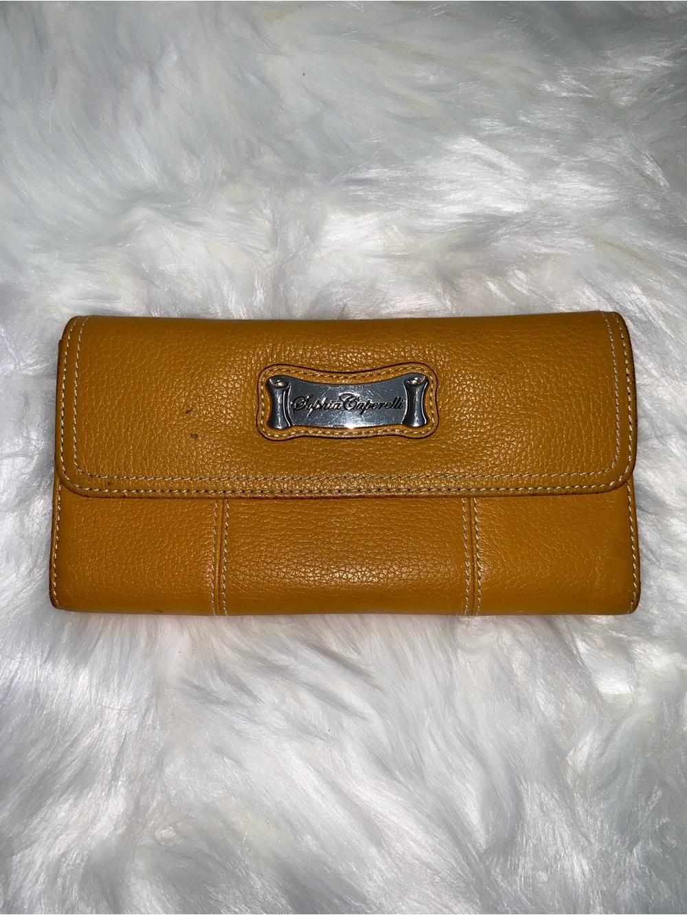 Sofia Caperelli Mustard Yellow Leather Wallet